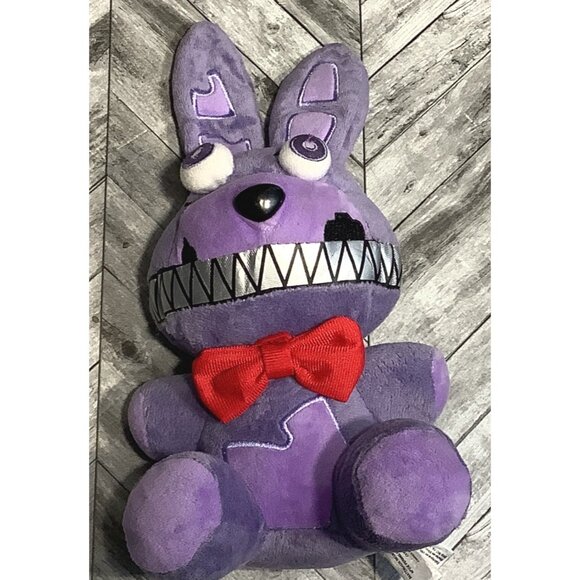 FNAF Bonnie Plush Five Nights At Freddy's Stuffed Animal 8" Purple Rabbit - Picture 1 of 7
